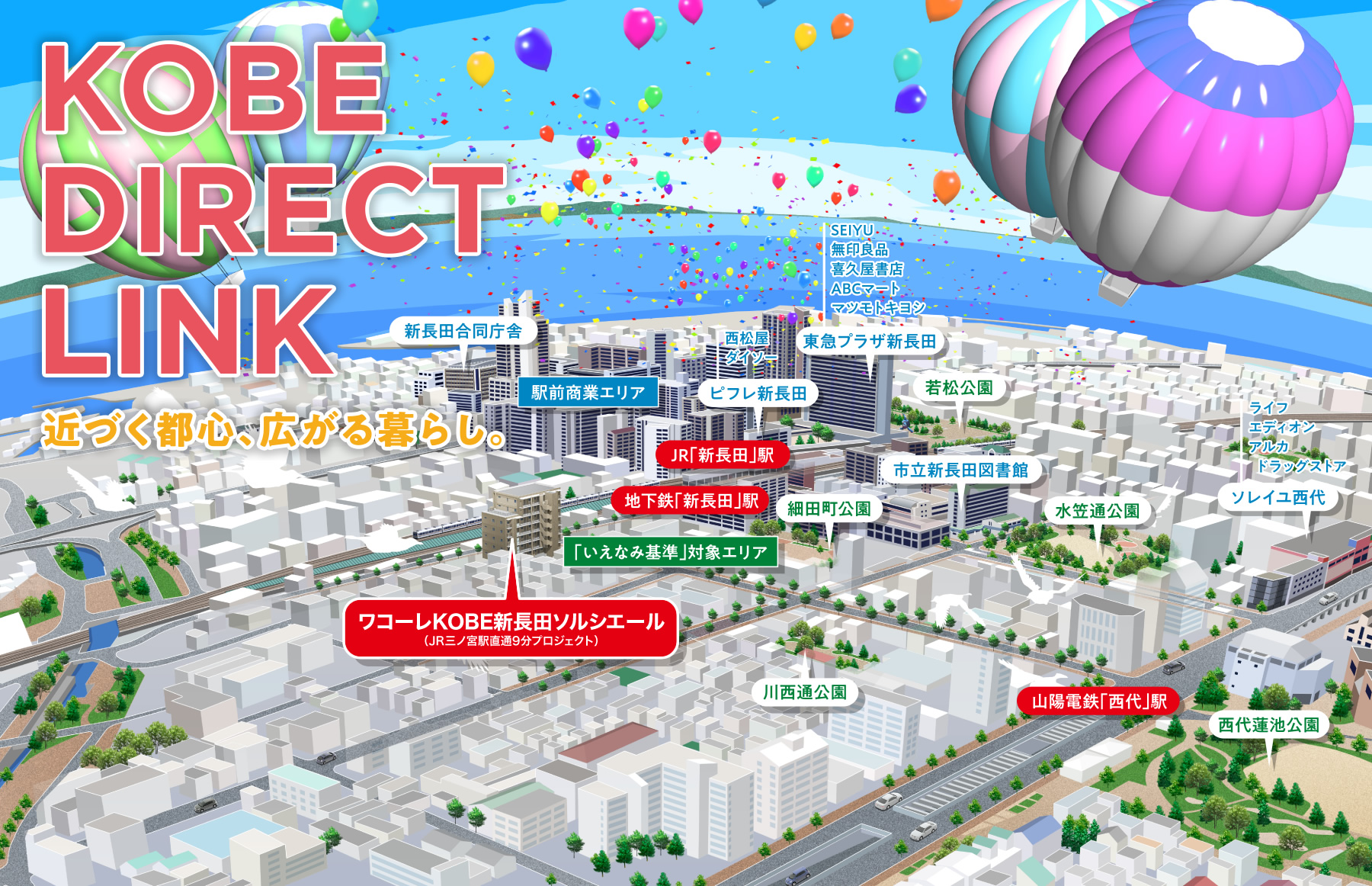 KOBE DIRECT LINK 近づく都心、広がる暮らし。